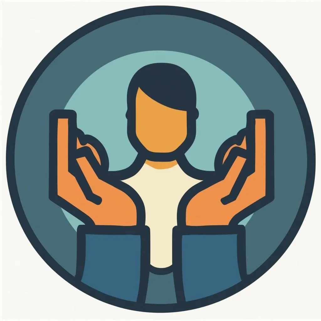 Icono de enfoque en el cliente